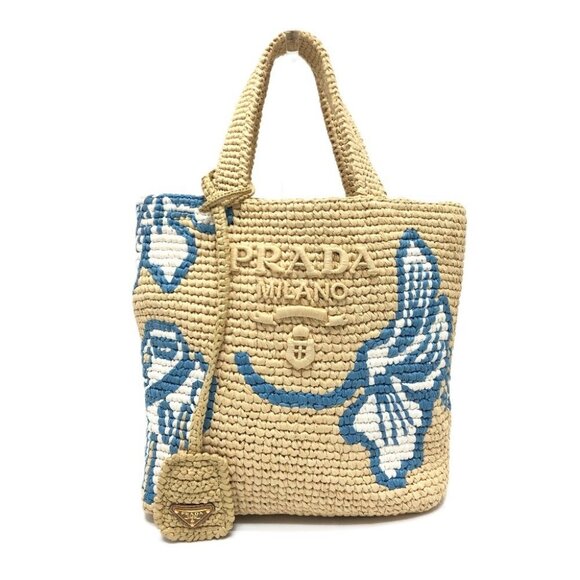 PRADA 1BG454 Logo St. Barths Island Exclusive Small bag Handbag - Picture 1 of 11